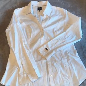 White button up express shirt